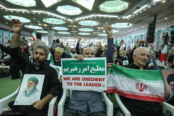 مراسم باشکوه اربعین شهدای اقتدار جنگ تحمیلی ۱۲ روزه