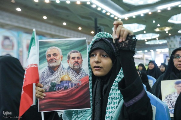 مراسم باشکوه اربعین شهدای اقتدار جنگ تحمیلی ۱۲ روزه