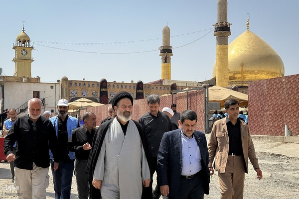 بازدید میدانی مسئولان حج و زیارت از خدمات به زائران در شهر مقدس سامرا
