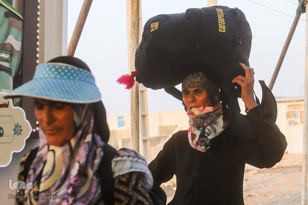 تردد زائران اربعین حسینی از مرز شلمچه