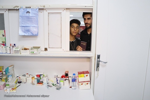 خدمت‌رسانی درمانی به زائران در مرز چذابه