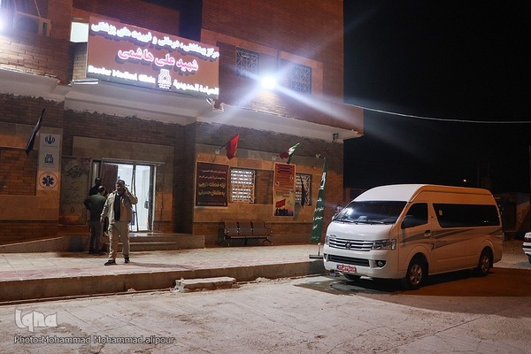 خدمت‌رسانی درمانی به زائران در مرز چذابه