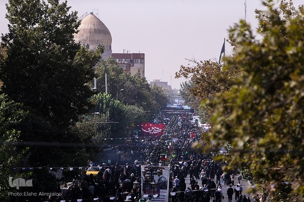 مراسم آیینی جاماندگان اربعین حسینی