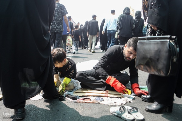 مراسم آیینی جاماندگان اربعین حسینی۲