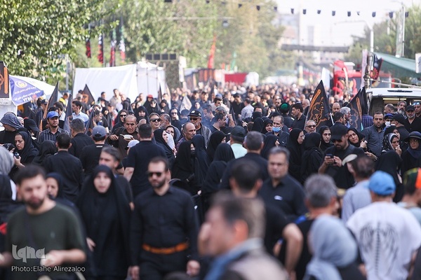 مراسم آیینی جاماندگان اربعین حسینی درتهران