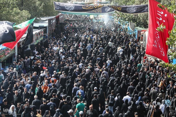 مراسم آیینی جاماندگان اربعین حسینی درتهران