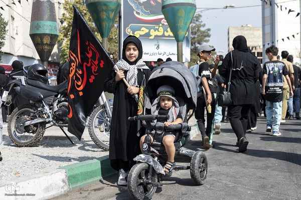 مراسم آیینی جاماندگان اربعین حسینی در البر