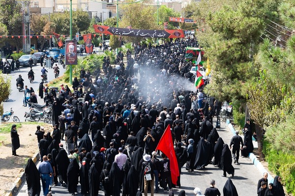 مراسم آیینی جاماندگان اربعین حسینی در اصفهان