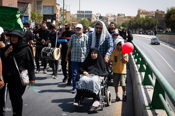 مراسم آیینی جاماندگان اربعین حسینی در اصفهان