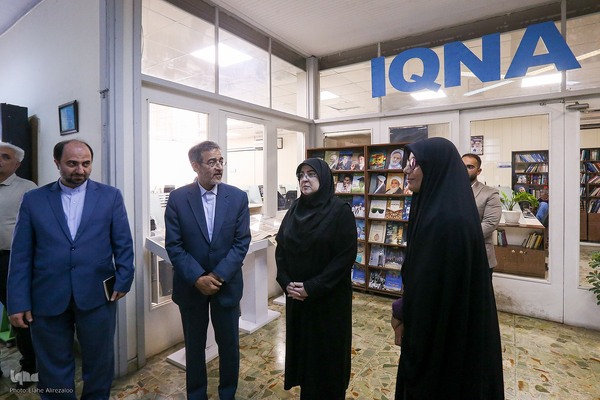 بازدید سخنگوی دولت از خبرگزاری ایکنا