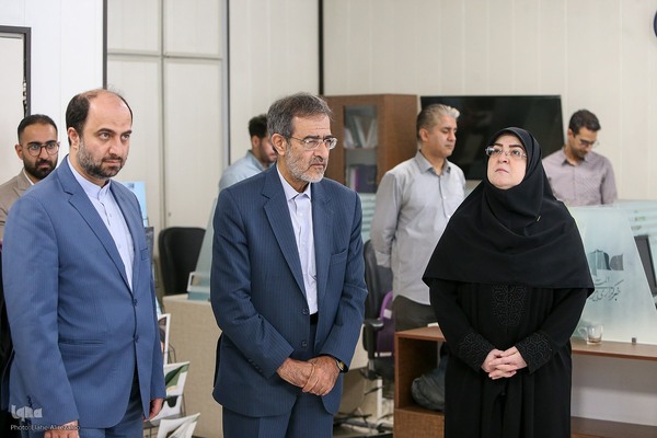 بازدید سخنگوی دولت از خبرگزاری ایکنا