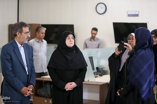 بازدید سخنگوی دولت از خبرگزاری ایکنا