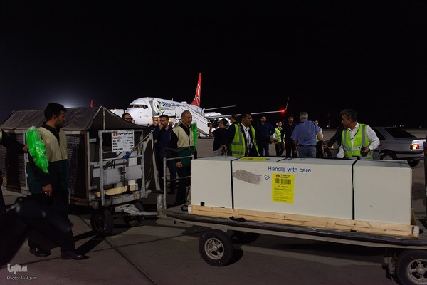 مراسم استقبال از پیکر استاد محمود فرشچیان در اصفهان