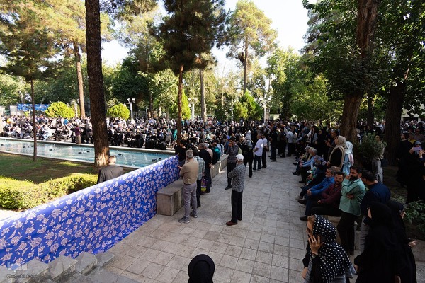 بدرقه پیکر استاد فرشچیان به خانه ابدی