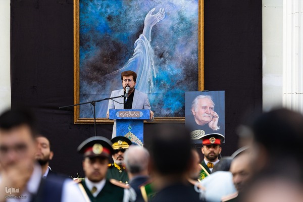 بدرقه پیکر استاد فرشچیان به خانه ابدی