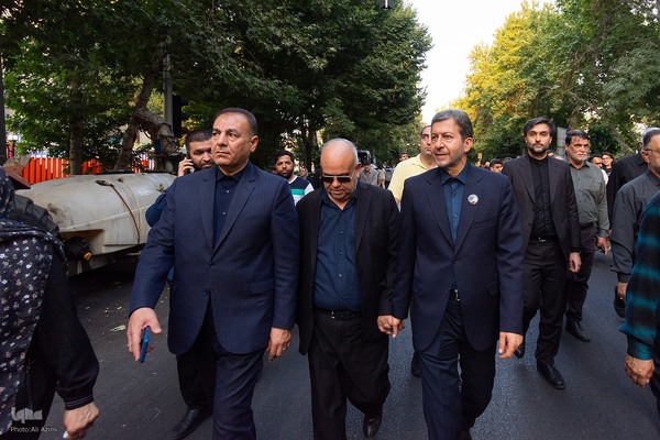 بدرقه پیکر استاد فرشچیان به خانه ابدی