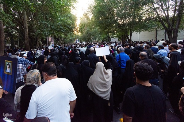 بدرقه پیکر استاد فرشچیان به خانه ابدی