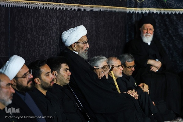 مراسم خطبه‌خوانی شب شهادت امام رضا(ع) در حرم رضوی