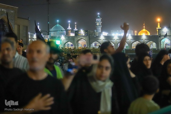 مراسم شب شام غریبان امام رضا(ع)