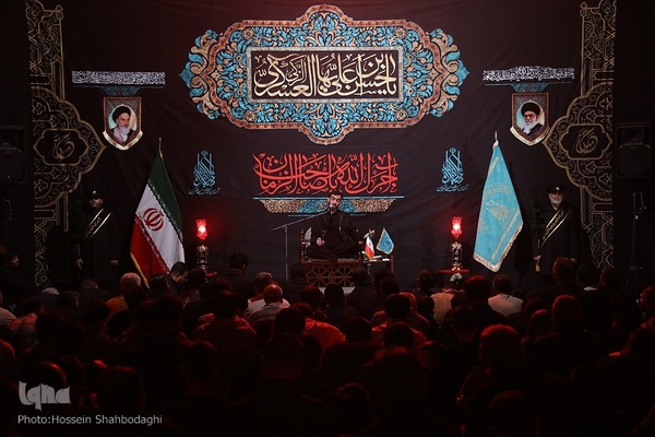 عزاداری شب شهادت امام حسن عسکری در مسجد مقدس جمکران