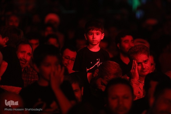 عزاداری شب شهادت امام حسن عسکری در مسجد مقدس جمکران