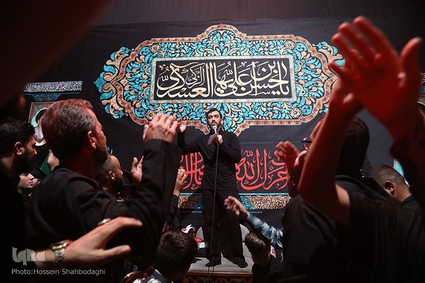 عزاداری شب شهادت امام حسن عسکری در مسجد مقدس جمکران