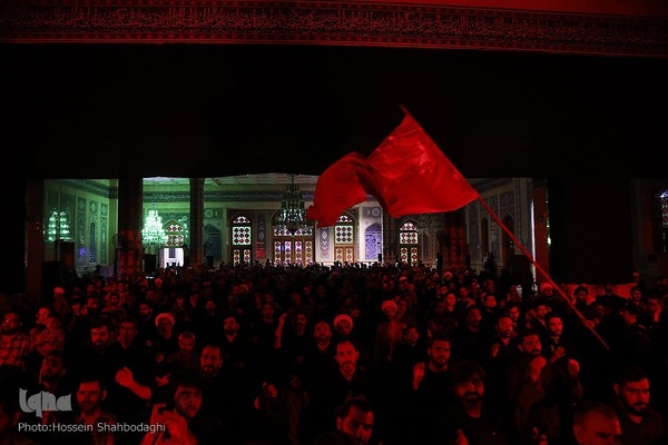 عزاداری شب شهادت امام حسن عسکری در مسجد مقدس جمکران