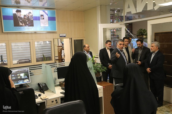 بازدید معاون راهبردی و امور مجلس ریاست جمهوری از خبرگزاری ایکنا