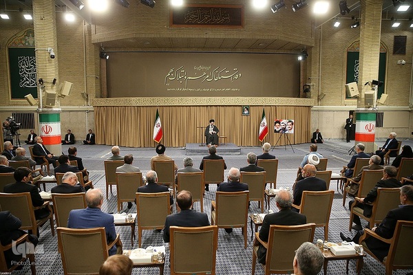 دیدار رئیس جمهور و هیئت وزیران با رهبر معظم انقلاب