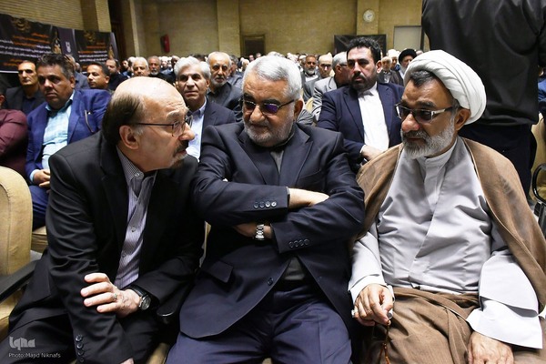 مراسم ختم مادر غلامعلی حدادعادل