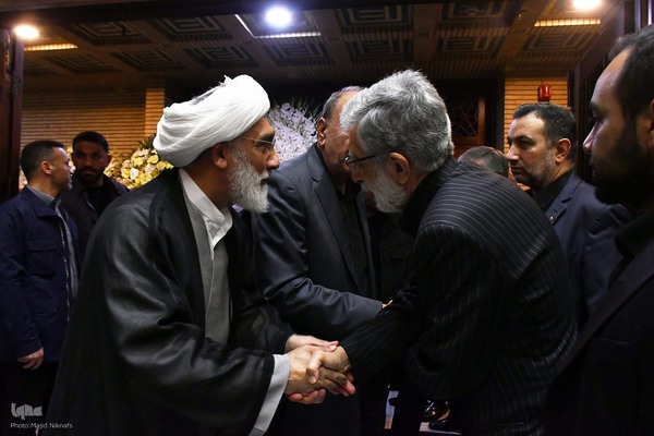 مراسم ختم مادر غلامعلی حدادعادل