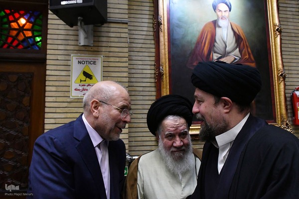 مراسم ختم مادر غلامعلی حدادعادل