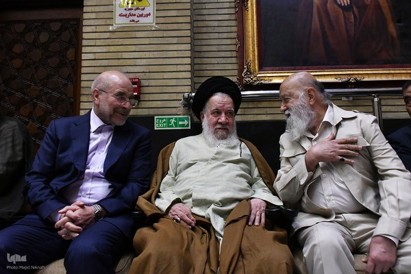 مراسم ختم مادر غلامعلی حدادعادل