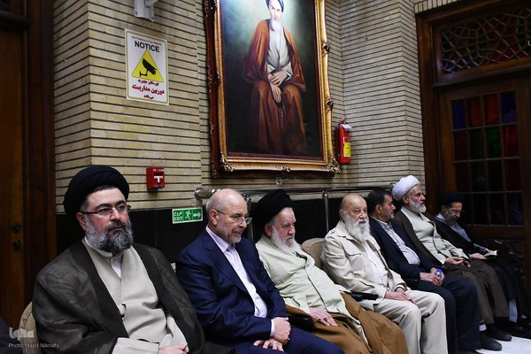 مراسم ختم مادر غلامعلی حدادعادل