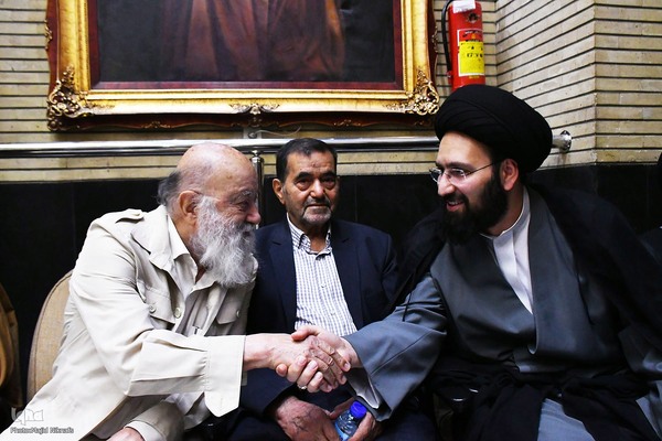 مراسم ختم مادر غلامعلی حدادعادل