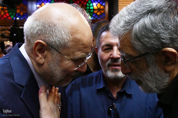 مراسم ختم مادر غلامعلی حدادعادل