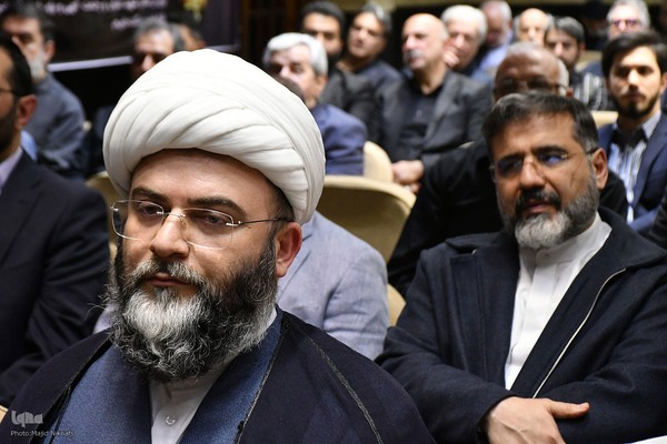 مراسم ختم مادر غلامعلی حدادعادل