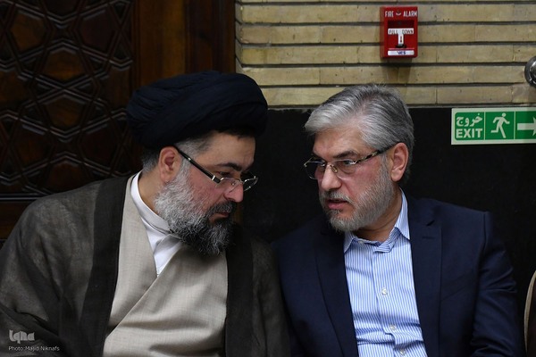 مراسم ختم مادر غلامعلی حدادعادل