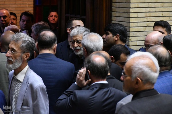 مراسم ختم مادر غلامعلی حدادعادل