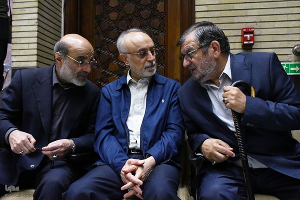 مراسم ختم مادر غلامعلی حدادعادل