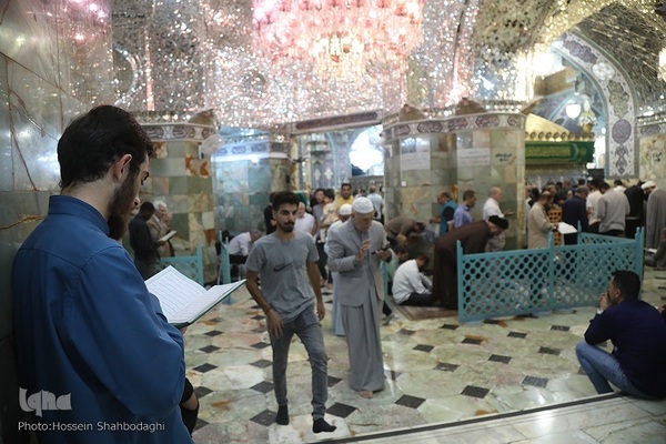 شب میلاد امام حسن عسکری(ع) در حرم کریمه اهل بیت(س)