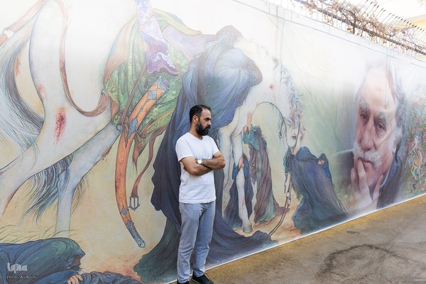 مراسم چهلمین روز درگذشت استاد فرشچیان در اصفهان