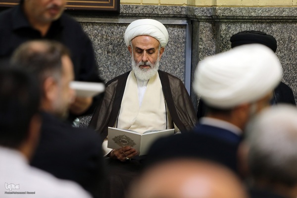 مراسم ختم همسر آیت الله سیستانی در تهران