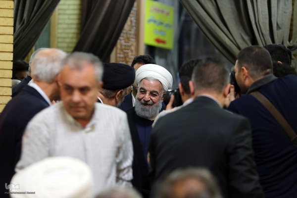 مراسم ختم همسر آیت الله سیستانی در تهران