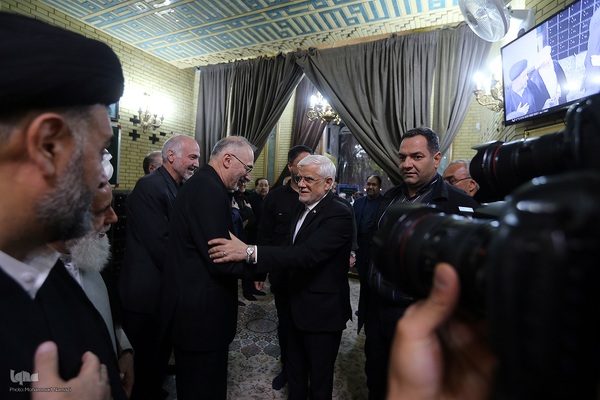 مراسم ختم همسر آیت الله سیستانی در تهران