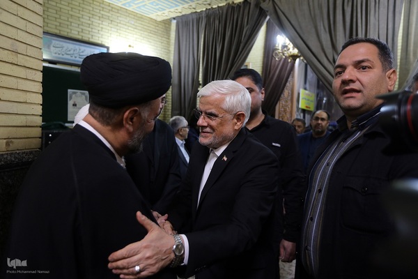 مراسم ختم همسر آیت الله سیستانی در تهران