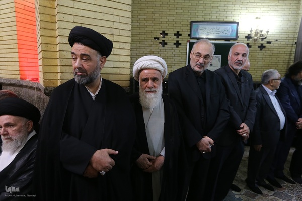 مراسم ختم همسر آیت الله سیستانی در تهران