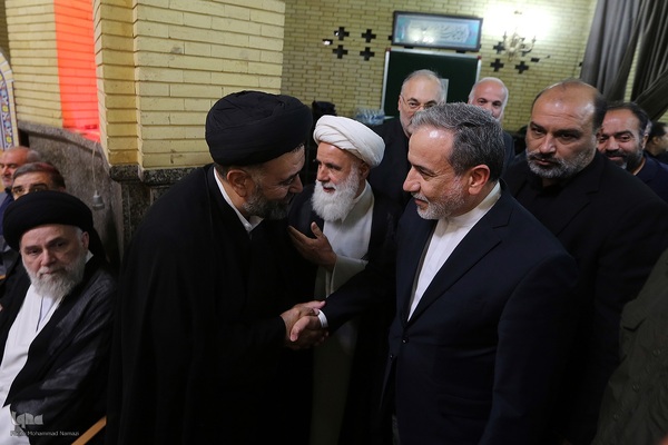 مراسم ختم همسر آیت الله سیستانی در تهران