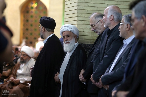 مراسم ختم همسر آیت الله سیستانی در تهران