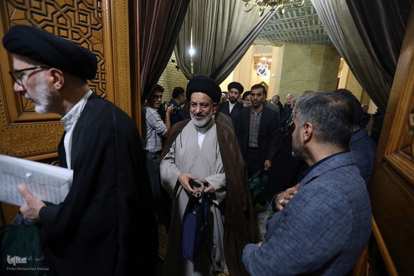 مراسم ختم همسر آیت الله سیستانی در تهران